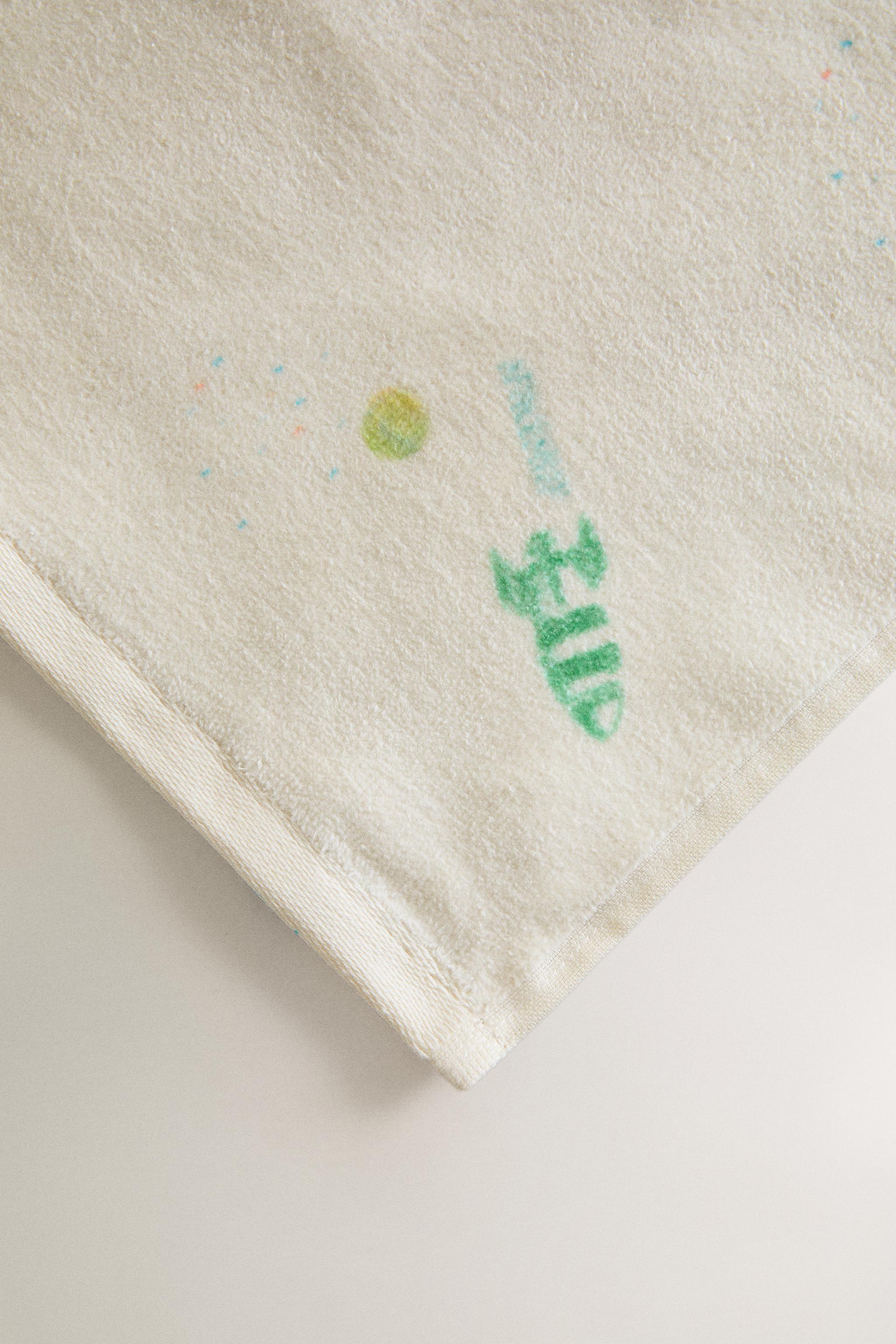 SERVIETTE DE BAIN ENFANT PLANÈTES